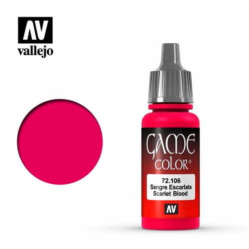 Vallejo Game Color 17ml Scarlet Blood 72106